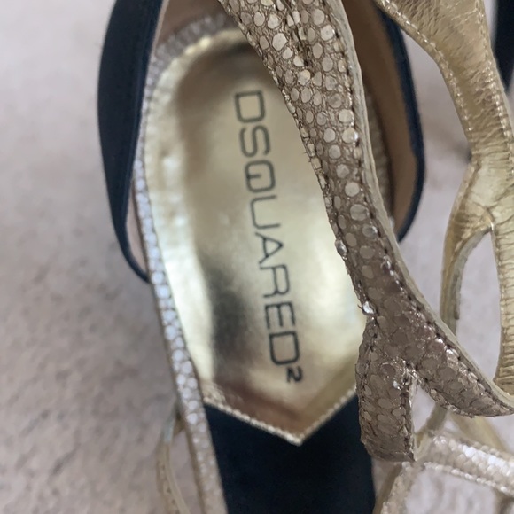 Dsquared2 Leather High Heeled Sandals - Picture 6 of 7